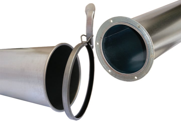 Nordfab  Quick-Fit Pipe with QF Clamp and Flanged Pipe